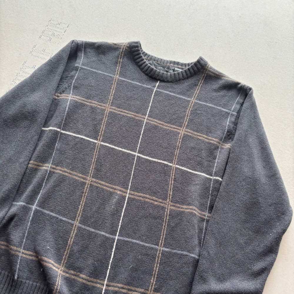 Y2K Oscar de la‎ Striped Renta Sweater